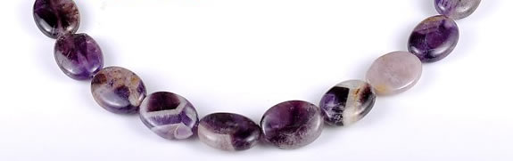 CDA02 15*20mm oval dogtooth amethyst quartz beads Wholesale