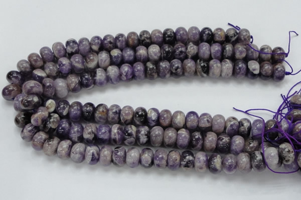 CDA19 15.5 inches 10*14mm rondelle dogtooth amethyst quartz beads