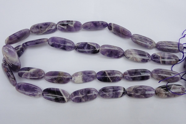 CDA35 15.5 inches 13*28mm oval dogtooth amethyst beads