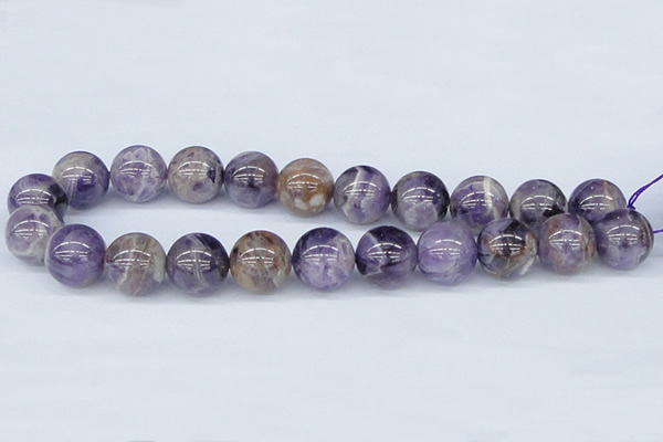 CDA57 15.5 inches 18mm round dogtooth amethyst beads wholesale