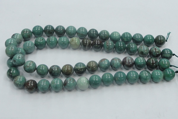 CDB02 15.5 inches 14mm round natural new dragon blood jasper beads