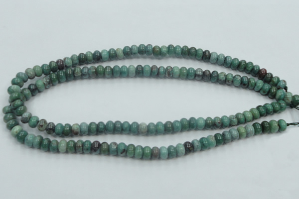 CDB05 15.5 inches 5*8mm rondelle natural new dragon blood jasper beads
