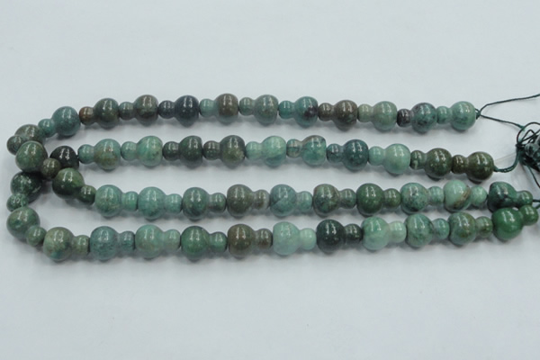 CDB10 15.5 inches 12*16mm calabash natural new dragon blood jasper beads
