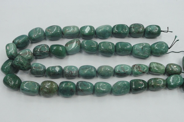 CDB11 15.5 inches 14*20mm nugget natural new dragon blood jasper beads