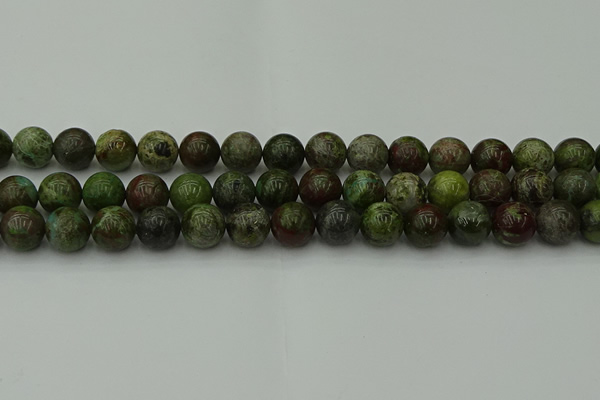 CDB304 15.5 inches 12mm round dragon blood jasper beads wholesale