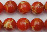 CDE2007 15.5 inches 18mm round dyed sea sediment jasper beads
