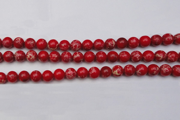 CDE2026 15.5 inches 12mm round dyed sea sediment jasper beads