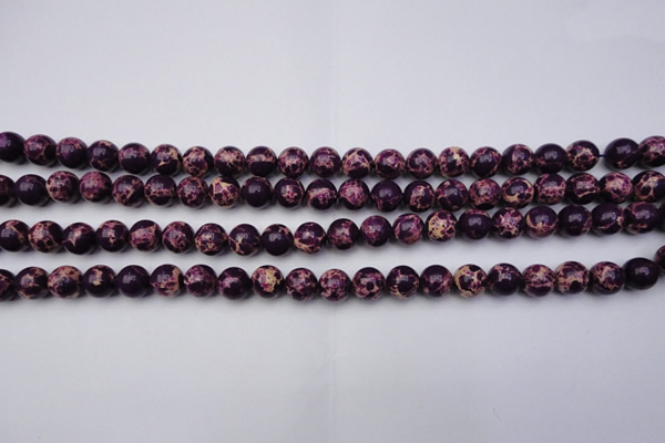 CDE2044 15.5 inches 4mm round dyed sea sediment jasper beads
