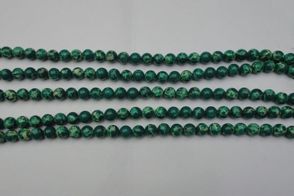 CDE2077 15.5 inches 4mm round dyed sea sediment jasper beads
