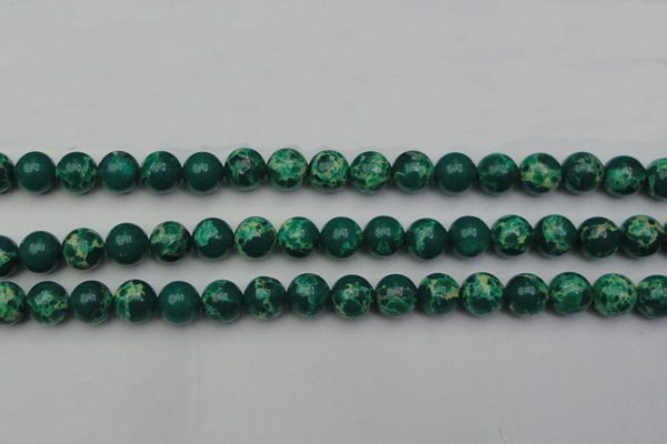 CDE2080 15.5 inches 10mm round dyed sea sediment jasper beads