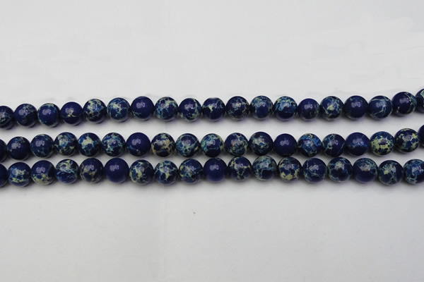CDE2091 15.5 inches 10mm round dyed sea sediment jasper beads