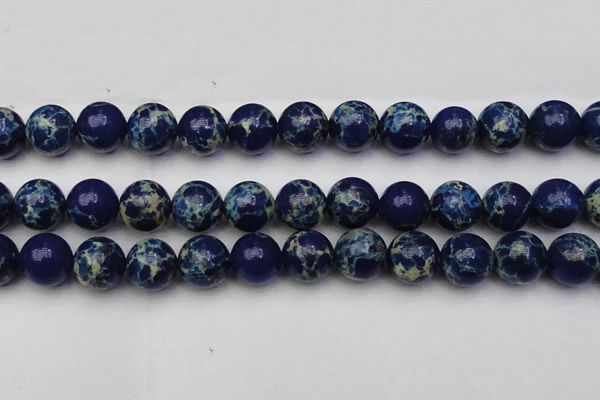 CDE2094 15.5 inches 16mm round dyed sea sediment jasper beads