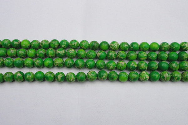 CDE2222 15.5 inches 8mm round dyed sea sediment jasper beads