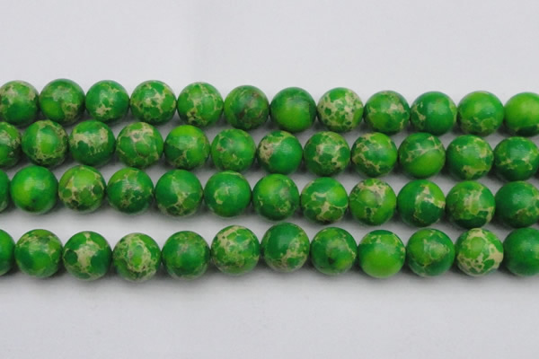 CDE2227 15.5 inches 18mm round dyed sea sediment jasper beads