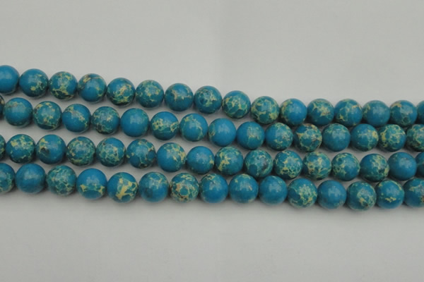 CDE2235 15.5 inches 12mm round dyed sea sediment jasper beads