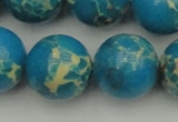 CDE2239 15.5 inches 20mm round dyed sea sediment jasper beads