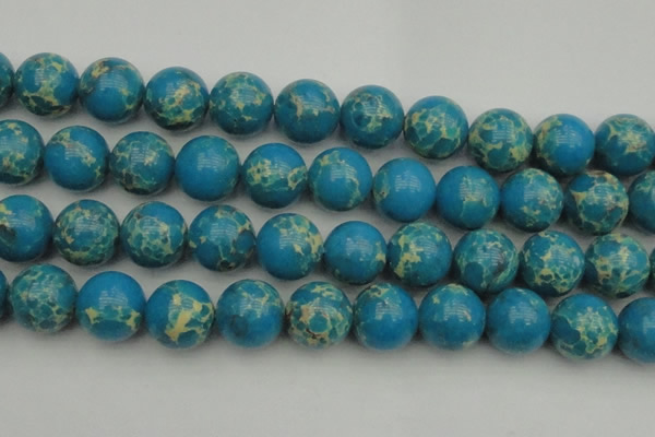 CDE2241 15.5 inches 24mm round dyed sea sediment jasper beads