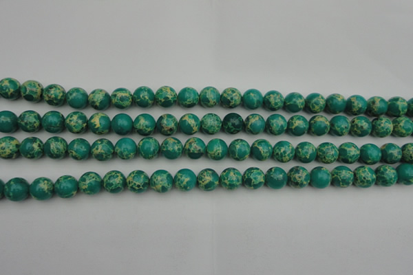 CDE2242 15.5 inches 4mm round dyed sea sediment jasper beads