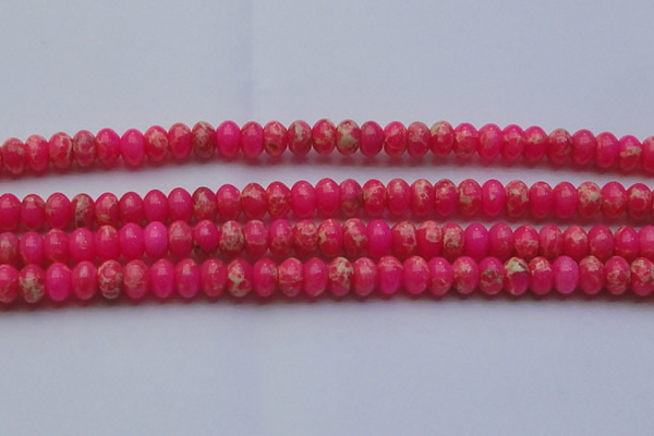 CDE2613 15.5 inches 13*18mm rondelle dyed sea sediment jasper beads