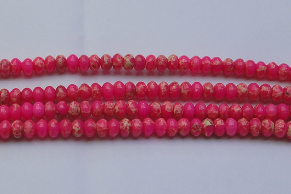 CDE2614 15.5 inches 15*20mm rondelle dyed sea sediment jasper beads
