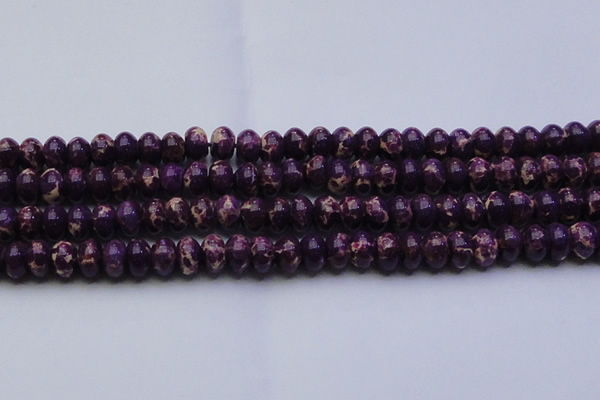 CDE2638 15.5 inches 15*20mm rondelle dyed sea sediment jasper beads