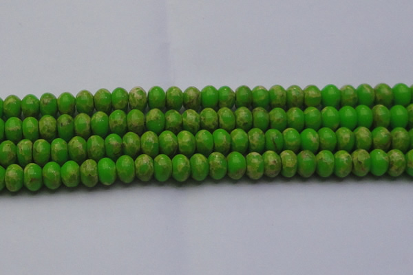 CDE2662 15.5 inches 15*20mm rondelle dyed sea sediment jasper beads