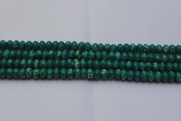 CDE2677 15.5 inches 13*18mm rondelle dyed sea sediment jasper beads