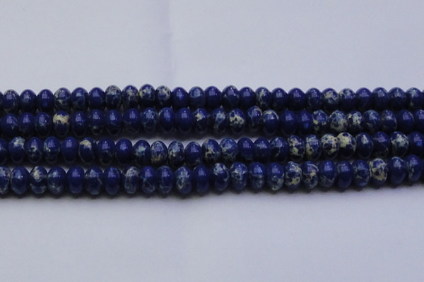 CDE2686 15.5 inches 15*20mm rondelle dyed sea sediment jasper beads