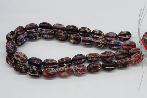 CDI36 16 inches 15*20mm star fruit shaped dyed imperial jasper beads