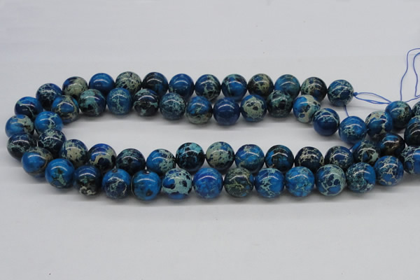 CDI46 16 inches 14mm round dyed imperial jasper beads wholesale