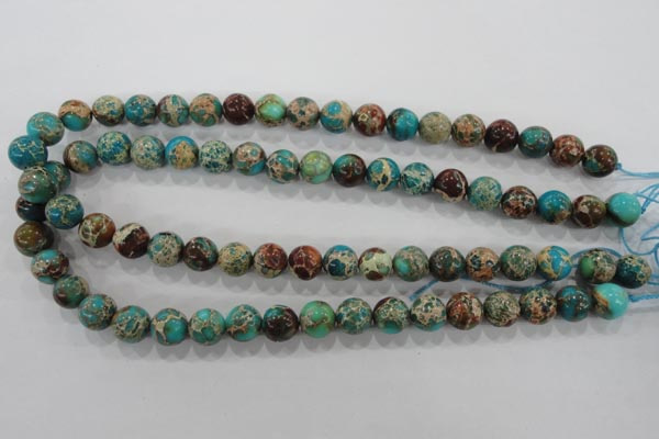 CDI804 15.5 inches 11mm round dyed imperial jasper beads wholesale