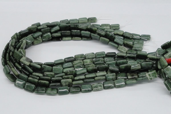 CDJ05 15.5 inches 10*14mm rectangle Canadian jade beads wholesale