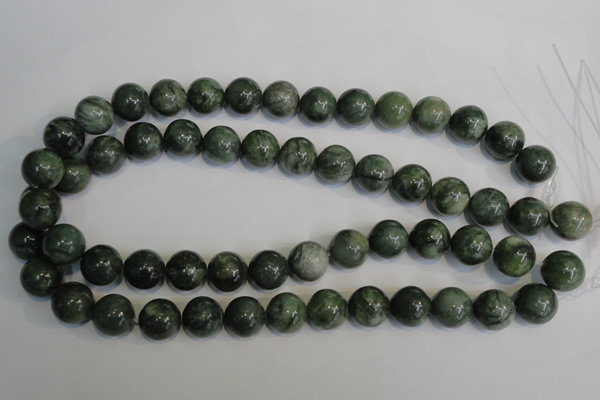 CDJ16 15.5 inches 14mm round Canadian jade beads wholesale