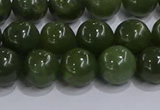 CDJ273 15.5 inches 10mm round Canadian jade beads wholesale