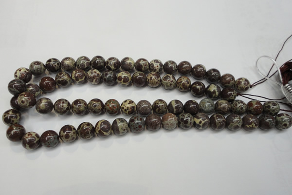 CDM05 15.5 inches 12mm round African dalmatian jasper beads