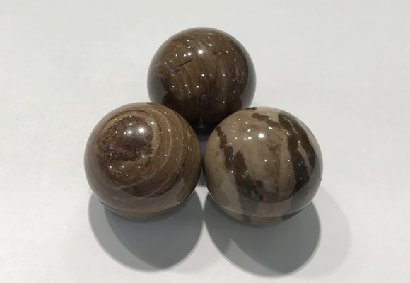 CDN1115 30mm round zebra jasper decorations wholesale