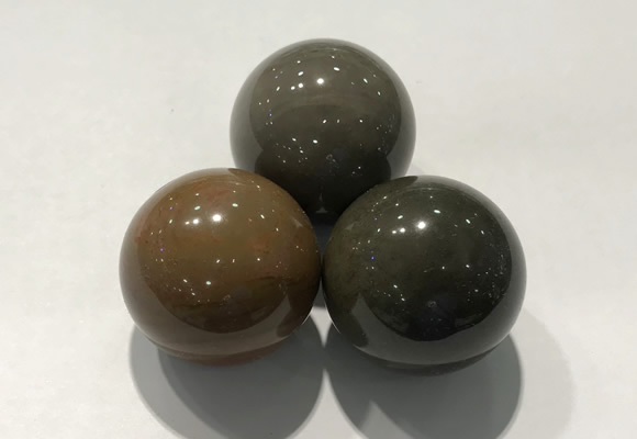CDN1125 30mm round jasper decorations wholesale