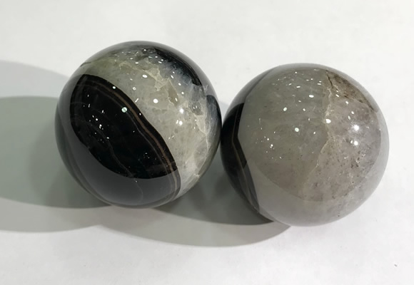 CDN1206 40mm round druzy agate decorations wholesale
