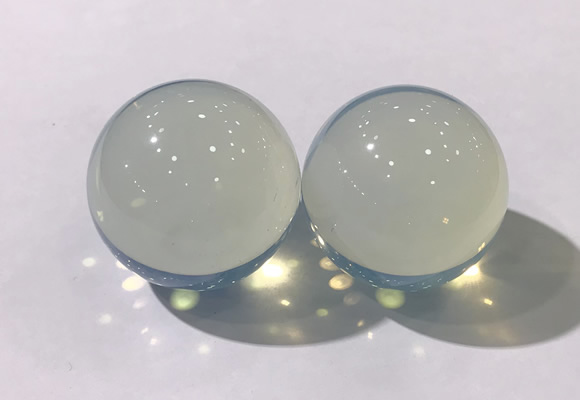CDN1231 40mm round glass decorations wholesale