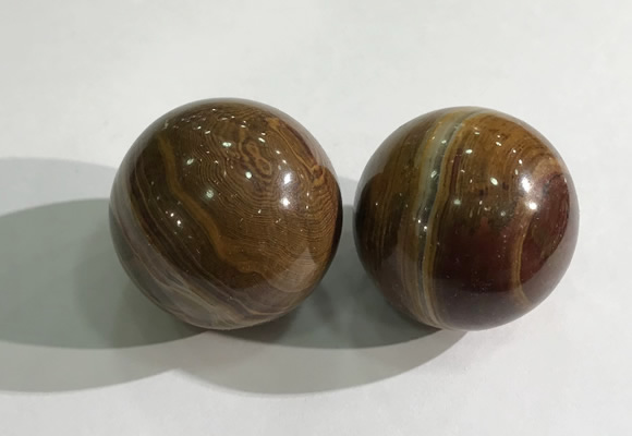 CDN1264 40mm round jasper decorations wholesale