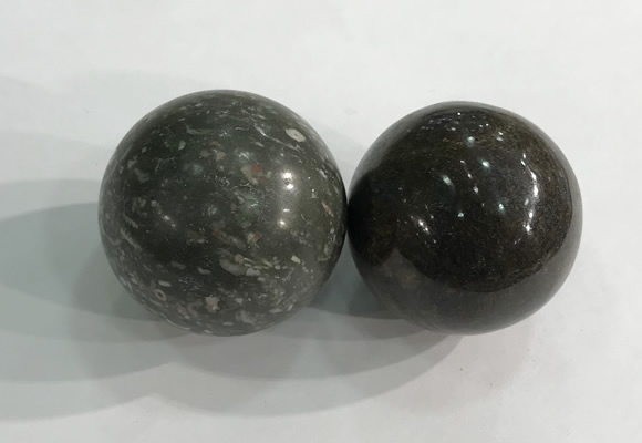 CDN1286 40mm round jasper decorations wholesale