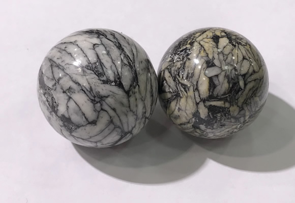 CDN1296 40mm round jasper decorations wholesale