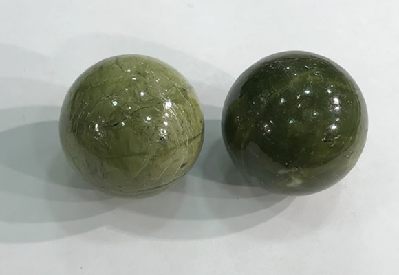 CDN1301 40mm round jasper decorations wholesale