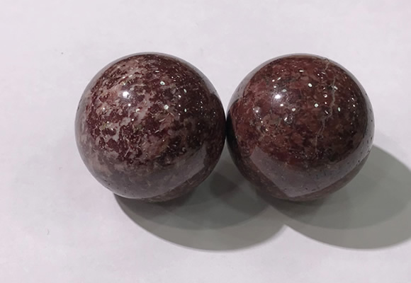 CDN1310 40mm round jasper decorations wholesale