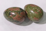 CDN1379 35*45mm egg-shaped unakite decorations wholesale