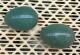 CDN337 35*50mm egg-shaped green aventurine decorations wholesale