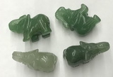 CDN387 20*40*30mm elephant green aventurine decorations wholesale