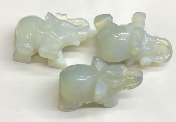 CDN401 25*50*35mm elephant opal decorations wholesale