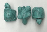 CDN435 28*45*22mm turtle imitation turquoise decorations wholesale