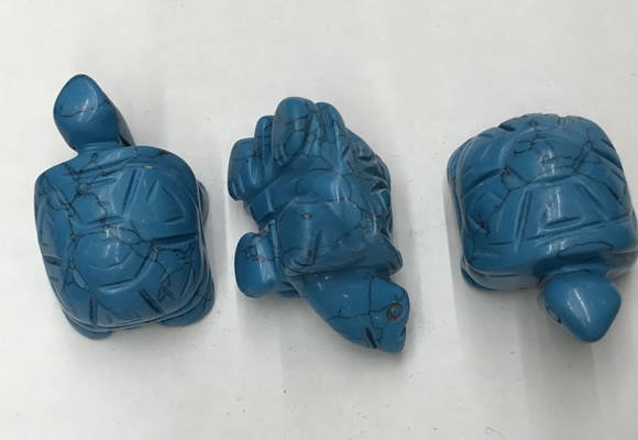 CDN436 28*45*22mm turtle imitation turquoise decorations wholesale